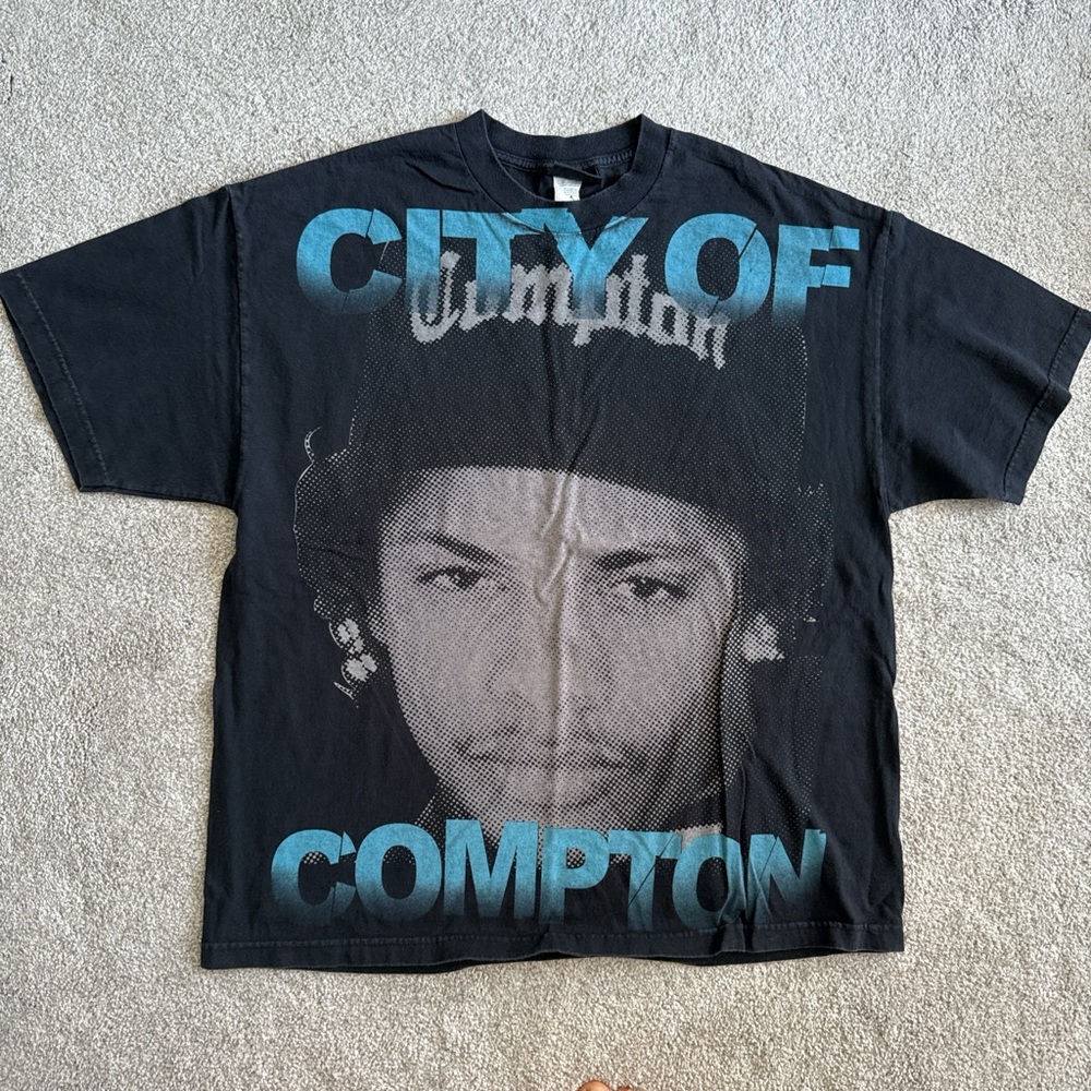 Eazy-E Vintage 90s Ruthless Records All Over Print Tee